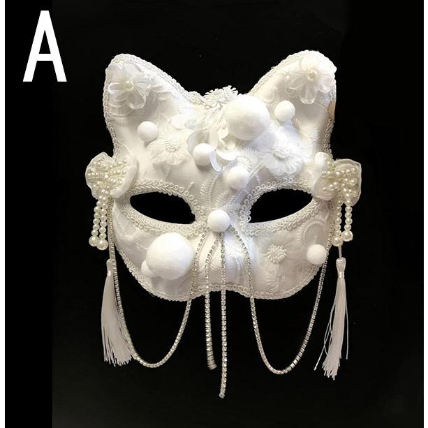 ハロウイン 仮面 マスク 狐 お面 コスプレ 小物 仮面マスク ハロウィングッズ 仮装 イベント 衣装宴会 仮装パーテイー 学園祭 可愛い 送料無料 Ty467 トヨワストア 通販 Yahoo ショッピング