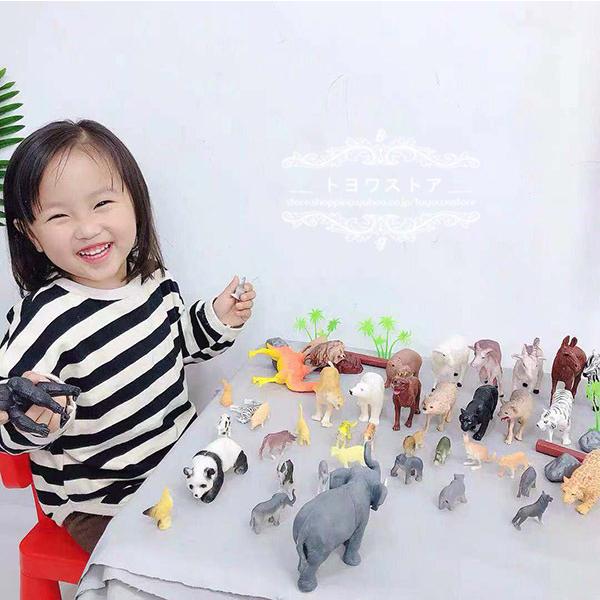 おもちゃ 知育玩具 動物モデル 動物遊び 動物模型 44点セット 3歳 4歳 5歳 子供 女 女の子 男の子 誕生日プレゼント クリスマスプレゼント ギフト 送料無料 Wj016 トヨワストア 通販 Yahoo ショッピング