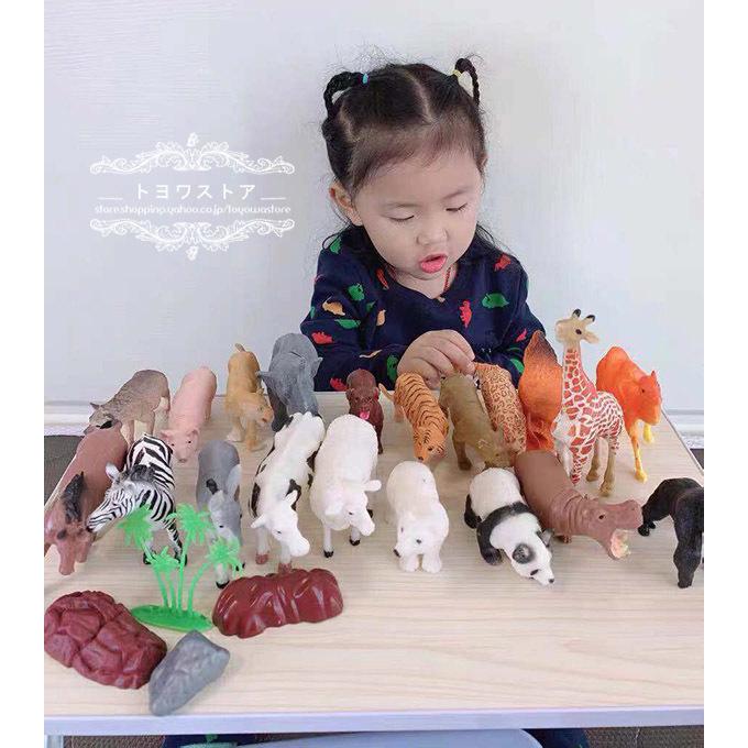 おもちゃ 知育玩具 動物モデル 動物遊び 動物模型 44点セット 3歳 4歳 5歳 子供 女 女の子 男の子 誕生日プレゼント クリスマスプレゼント ギフト 送料無料 Wj016 トヨワストア 通販 Yahoo ショッピング