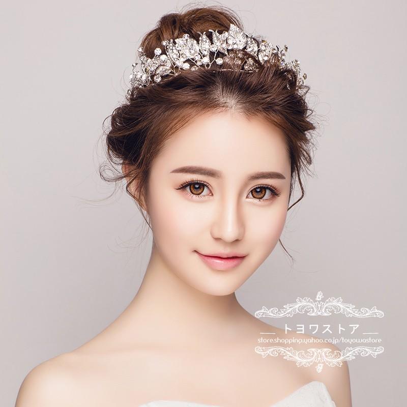 ウエディング ティアラ 安い ブライダル 髪飾り クラウン 花嫁 ウェディング カチューシャ 結婚式 ヘッドドレス パーティー 二次会 ヘアアクセサリー 発表会 hgts003 トヨワストア 通販 Yahoo ショッピング