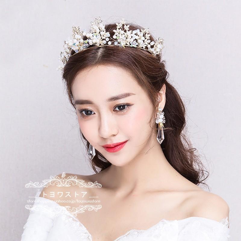 ウエディング カチューシャ 安い ブライダル 髪飾り ティアラ 花嫁 ウェディング クラウン 結婚式 ヘッドドレス 演奏会 パーティー 二次会 ヘアアクセサリー hgts019 トヨワストア 通販 Yahoo ショッピング