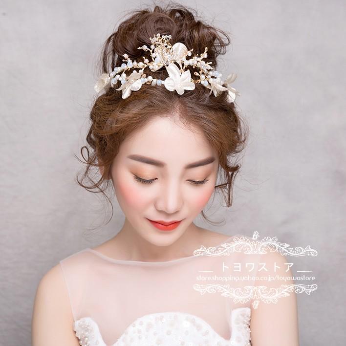 ティアラ ウェディング クラウン 安い ヘッドドレス 鹿 ブライダル 髪飾り 花嫁 結婚式 ヘアアクセサリー パーティー 二次会 発表会 hgts041 トヨワストア 通販 Yahoo ショッピング