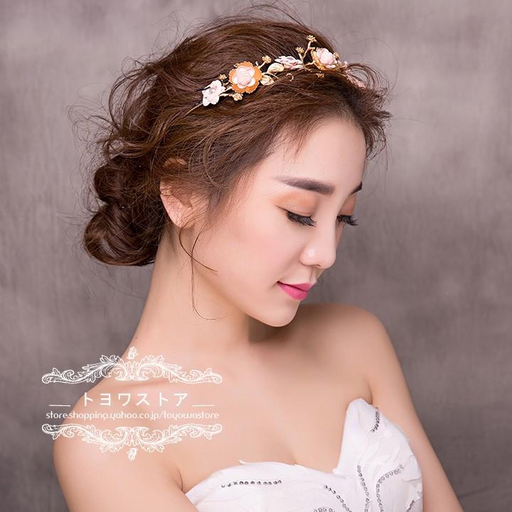 ウェディング ティアラ クラウン 安い ヘッドドレス 花 ブライダル 髪飾り パーティー 二次会 ヘアアクセサリー 披露宴 花嫁 結婚式 hgts059 トヨワストア 通販 Yahoo ショッピング