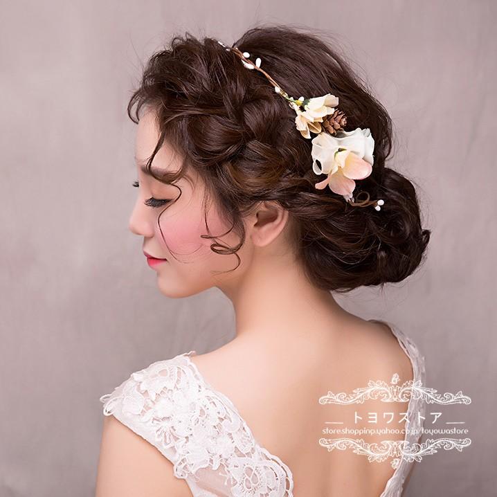 花冠 安い ウェディング 花冠 ひまわり ヘッドドレス ティアラ 造花 花かんむり 髪飾り キッズ 子供用 リゾート 花嫁 二次会 結婚式 ボヘミア 手作り hh143 トヨワストア 通販 Yahoo ショッピング