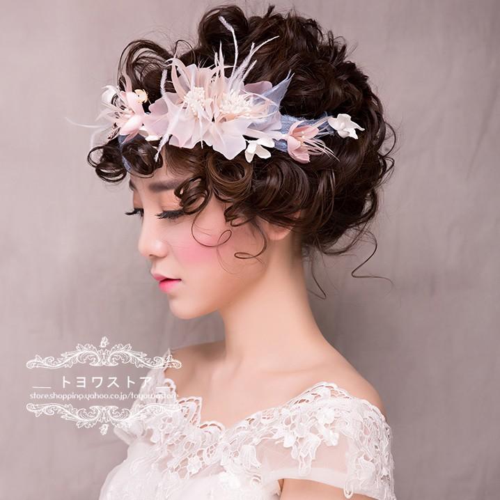 花冠 花かんむり カチューシャ 手作り 安い ウェディング 花冠 羽 ヘッドドレス ティアラ 造花 髪飾り キッズ 子供用 リゾート 花嫁 二次会 結婚式 hh146 トヨワストア 通販 Yahoo ショッピング