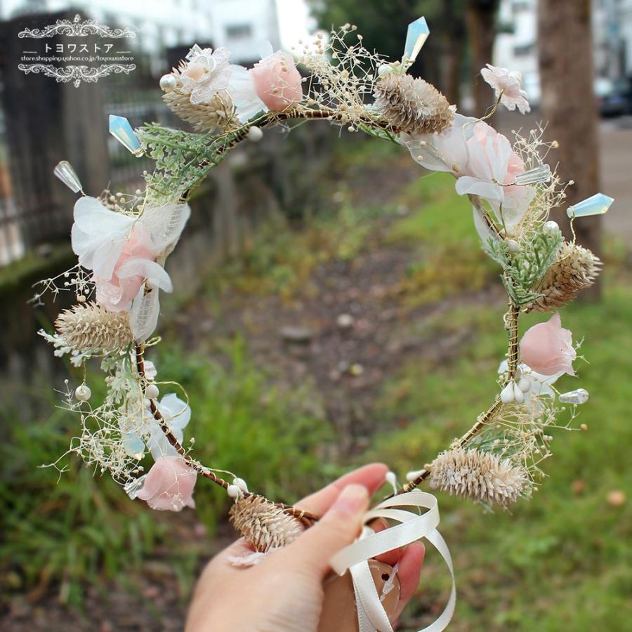 花冠 ウェディング 花かんむり 結婚式 花嫁 ブライダル フラワーガール ヘッドドレス ナチュラル 安い 髪飾り 造花 hh184 トヨワストア 通販 Yahoo ショッピング