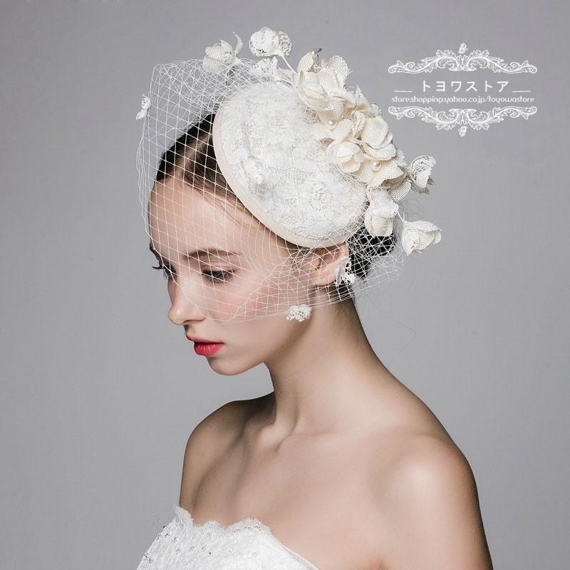 最大57%OFFクーポン ヘアアクセサリー 結婚式 ヘッドドレス 花嫁 パーティ ウェディング ミニハット 帽子 ヘアアクセサリー ヘアクリップ ヘッドドレス コサージュ