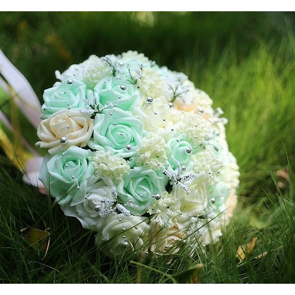 ウエディングブーケ ブートニア 安い 結婚式 ウェディングブーケ 花嫁 アレンジメント 披露宴 ウェディング用 造花 ブライダルブーケ 手作り ph013 トヨワストア 通販 Yahoo ショッピング