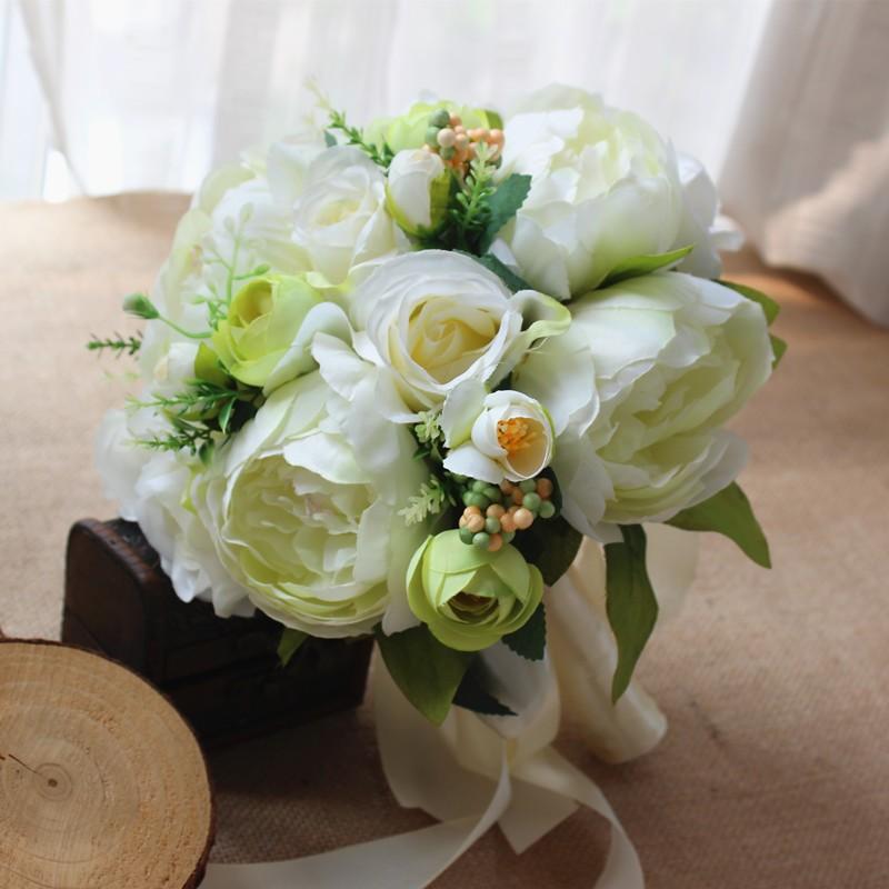 ウエディングブーケ 安い 結婚式 ブーケ 花嫁 アレンジメント 披露宴 ウェディング用 造花 ブライダルブーケ 前撮り 花束 ph234 トヨワストア 通販 Yahoo ショッピング