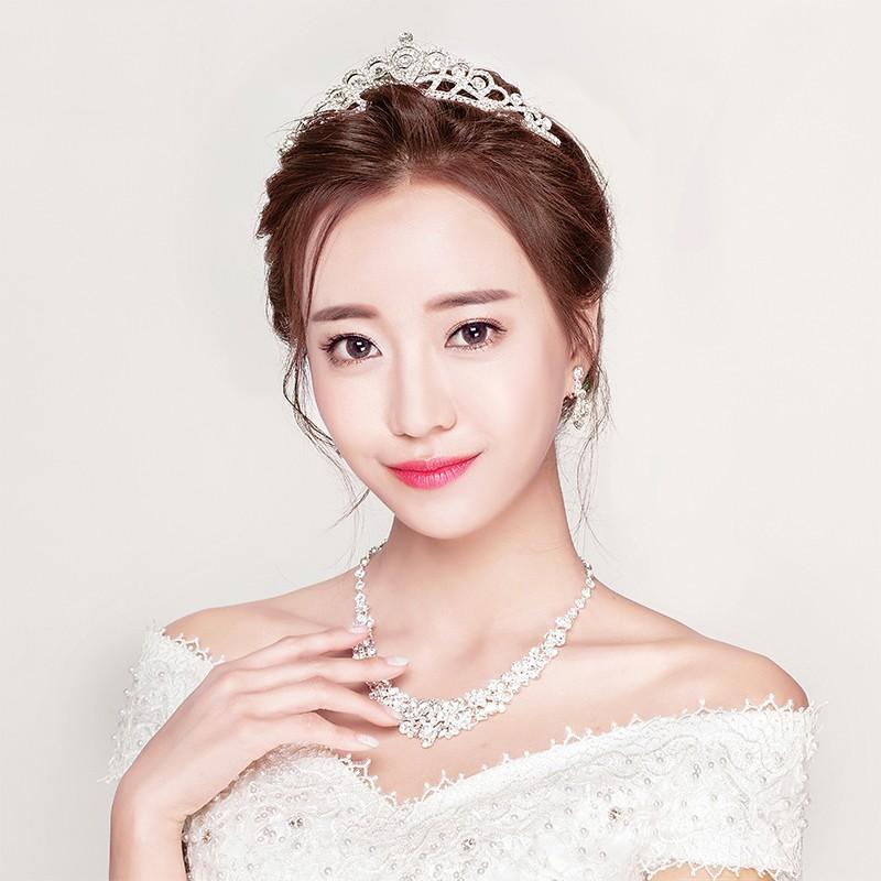ウエディング ヘッドドレス 安い ティアラ クラウン ネックレス ピアス イヤリング 結婚式 髪飾り 花嫁 パーティー 披露宴 二次会 ブライダルアクセ 3点セット pssjt096 トヨワストア 通販 Yahoo ショッピング