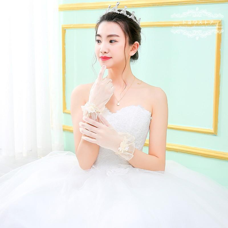 ウエディンググローブ リボン ショート 結婚式 披露宴 格安 ブライダル グローブ 花嫁 手袋 二次会 パーティー ウェディング手袋 st062 トヨワストア 通販 Yahoo ショッピング