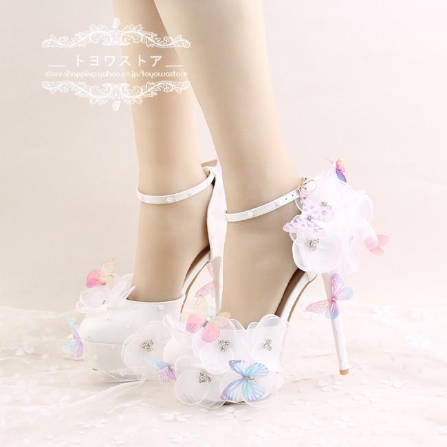 ウエディングシューズ 結婚式 安い ウェディングパンプス ハイヒール 二次会 パーティー サンダル パンプス ピンヒール 花嫁 ブライダル レディース靴 14cm Ythx048 トヨワストア 通販 Yahoo ショッピング