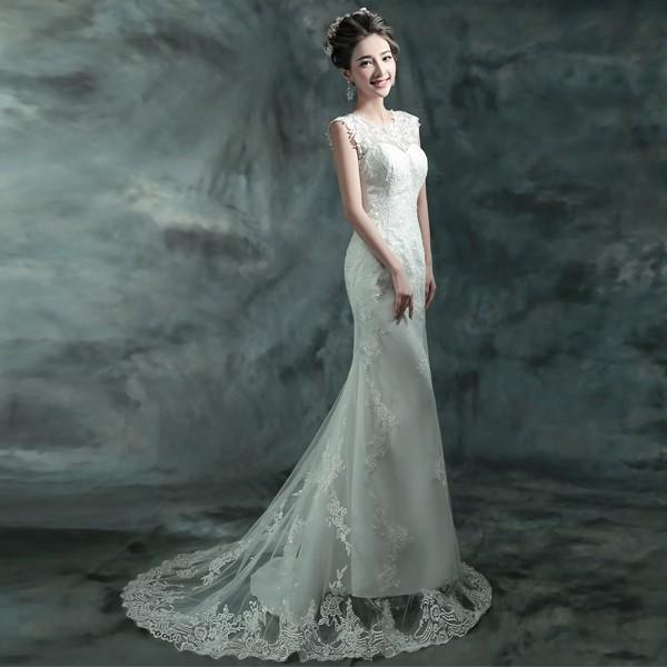 ウェディングドレス マーメイドライン ウエディングドレス 安い 花嫁  