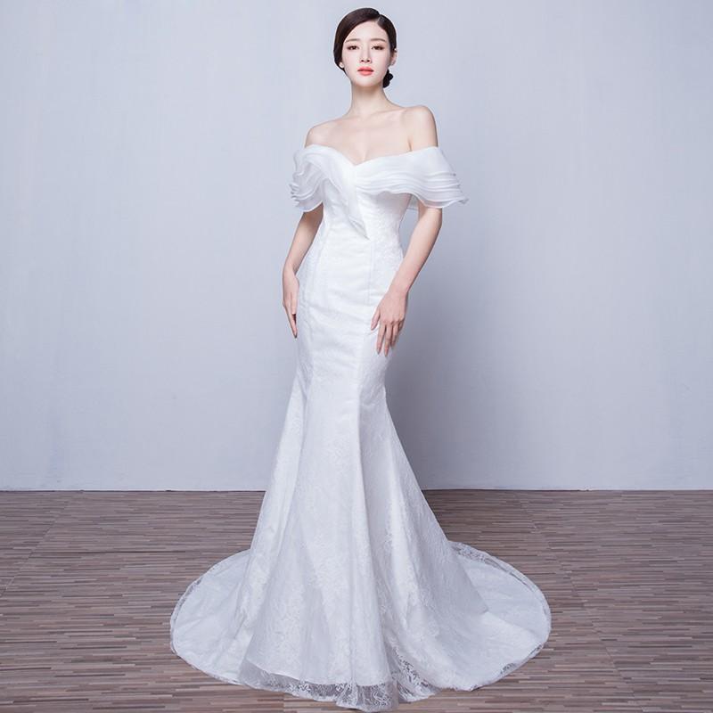 マーメイドドレス ウエディングドレス 安い ロングドレス 結婚式 ブライダル ウェディングドレス 二次会 マーメイドラインドレス 花嫁 パーティードレス Ywhs100 トヨワストア 通販 Yahoo ショッピング