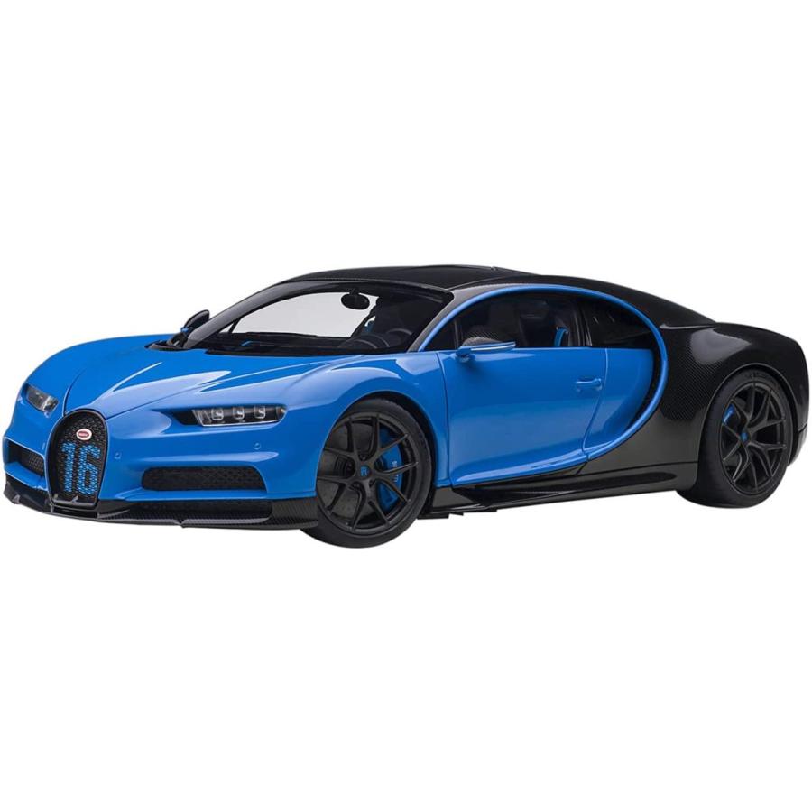 AUTOart 1/18 ブガッティ シロン スポーツ 2019 フレンチ・ブルー/カーボン・ブラック オートアート
