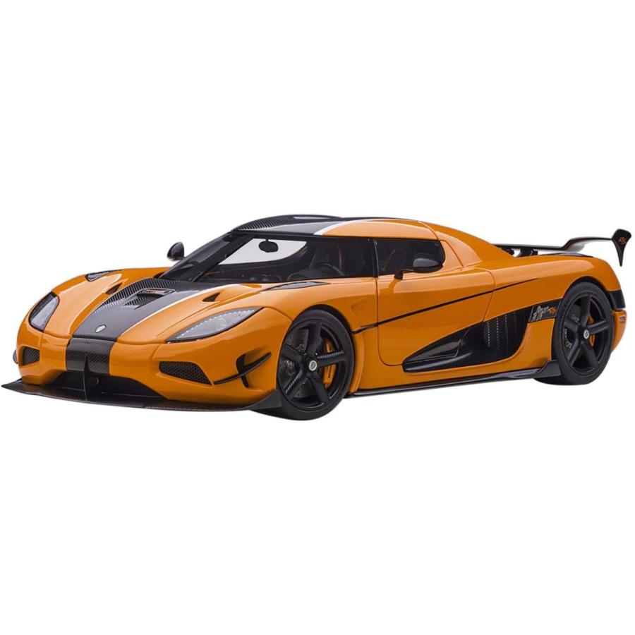 AUTOart 1/18 ケーニグセグ アゲーラ RS オレンジ色/炭素黒いこと オート作物