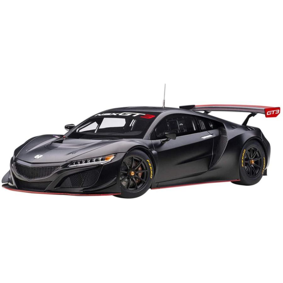 AUTOart 1/18 ホンダ NSX GT3 2018 マット・ブラック 81899 オート