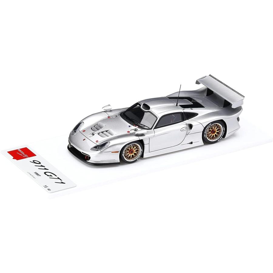 メイクアップ EIDOLON 1/43 ポルシェ 911 GT1 EVO 1997 シルバー 