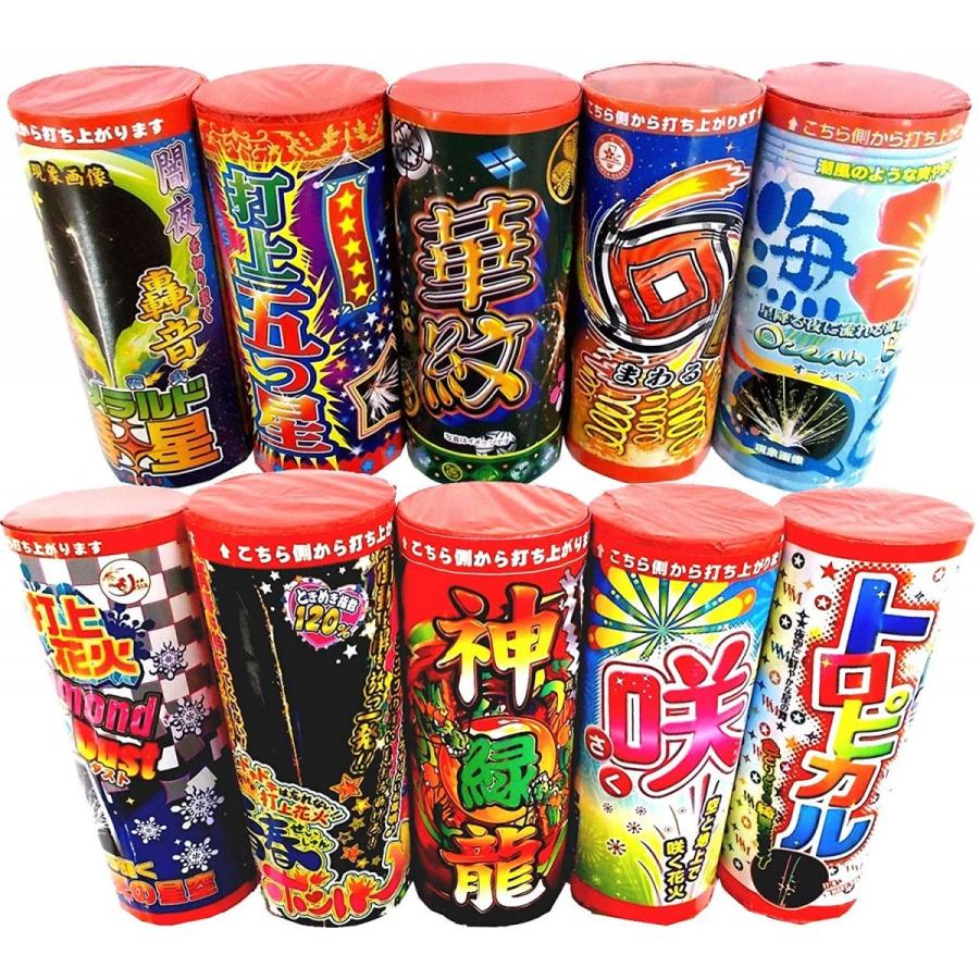 豪快 特選打上花火詰め合わせセット 打上アドベンチャー 打上花火10本セットa Curry Stick