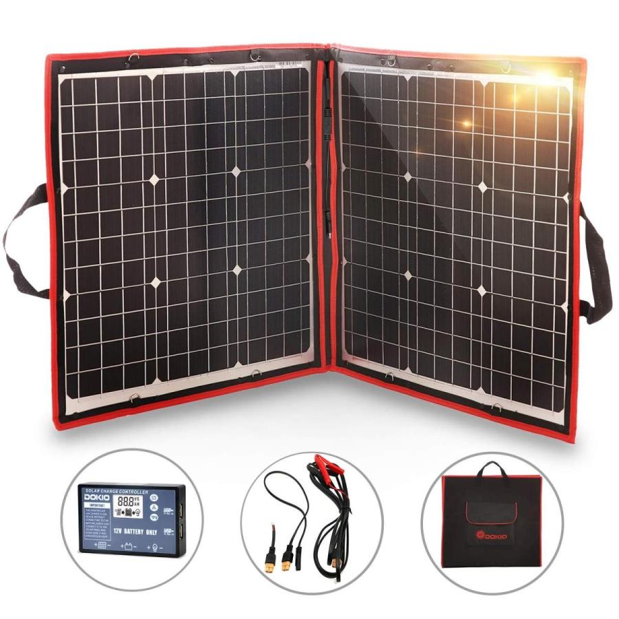 Dokioソーラーチャージャー 80w ソーラーパネル太陽電池12v バッテリー充電用 高変換効率 折りたたみ式 Usb 18v 出力端子 B07wdzzrcr General Y S本店 通販 Yahoo ショッピング