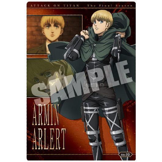 BANDAI 進撃の巨人 The Final Season ウエハース [3.アルミン BANDAI 進撃の巨人 The Final Season ウエハース [3.アルミン