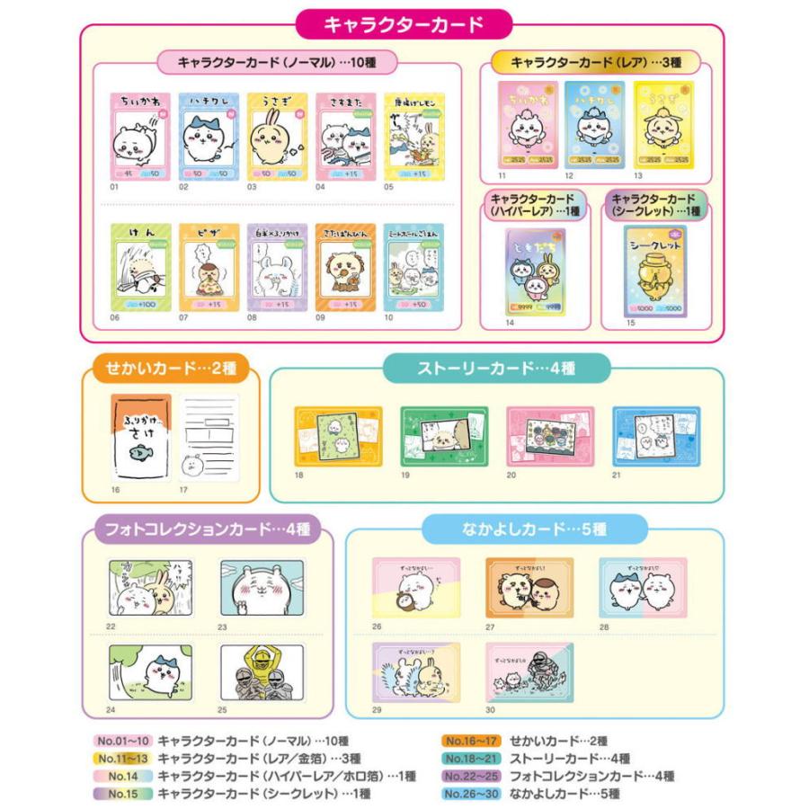 全部揃ってます!!】ちいかわ コレクションカードグミ 2 [全30種セット 全部揃ってます!!】ちいかわ コレクションカードグミ 2 [全30種セット