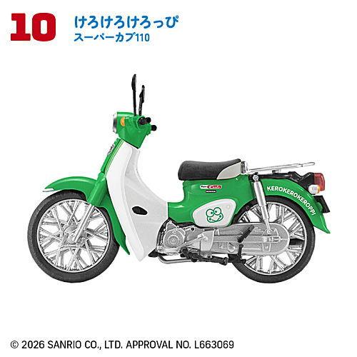 サンリオキャラクターズ HONDA Super Cub [10.けろけろけろっぴ