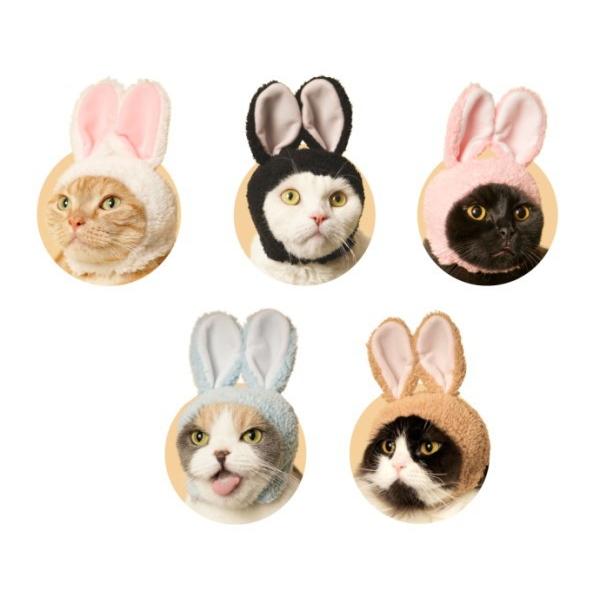 【全部揃ってます!!】ねこのかぶりもの第5弾 かわいいかわいい ねこうさぎちゃん(再販) ［全5種セット(フルコンプ)］【ネコポス配送対応】｜toysanta｜02