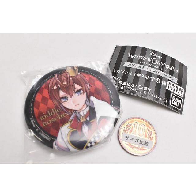 ディズニーツイステッドワンダーランド カプセル缶バッジコレクション 1 リドル ローズハート ネコポス配送対応 C トイサンタ Paypayモール店 通販 Paypayモール
