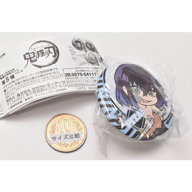 ぴた でふぉめ 鬼滅の刃 缶バッジ vol 2 6 嘴平伊之助 2 ネコポス配送対応 c