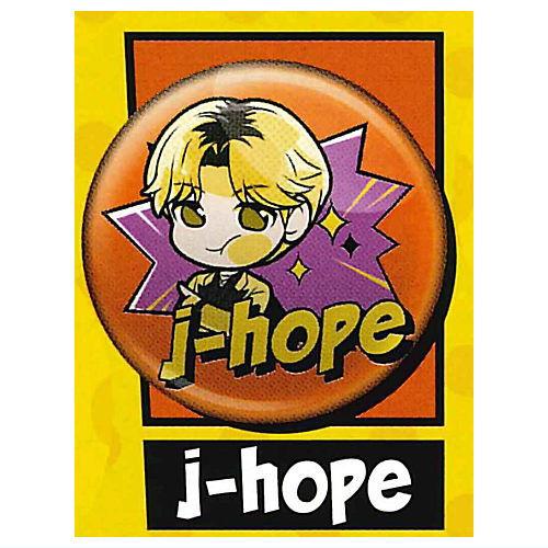 TinyTAN ぴた！でふぉめ缶バッジ j-hope タカラトミーアーツ ぴた！でふぉめ TinyTAN Butter 缶バッジ [4