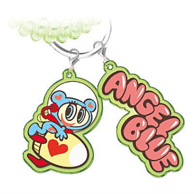 ANGEL BLUE エンジェルブルー スプリングゴムキーホルダー [5.E