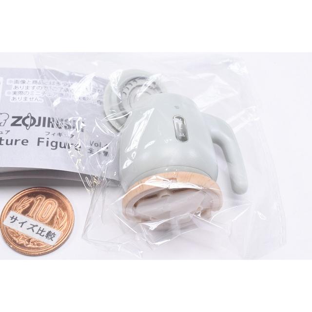 【電気ケトル(CK-SA08)ダスティグリーン】ZOJIRUSHI ミニチュアフィギュア Vol.4 ZOJIRUSHI ミニチュアフィギュアVol.4 [2.ダスティグリーン