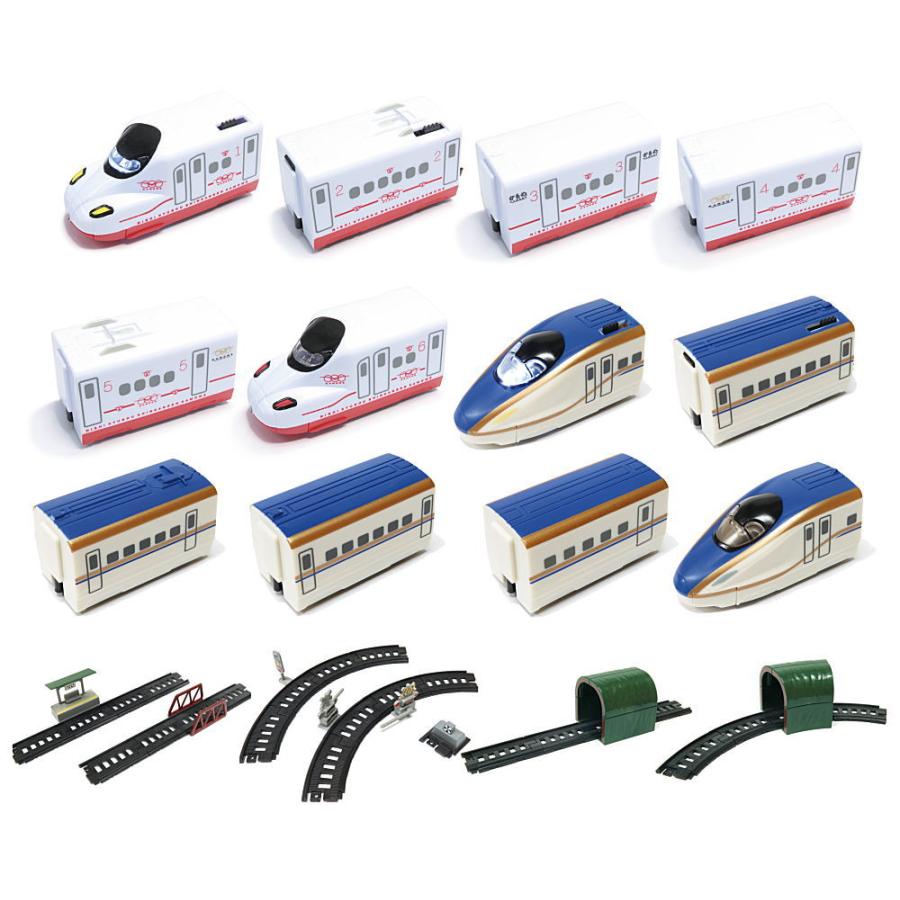 ミニモータートレイン 西九州新幹線かもめ＆E7系北陸新幹線