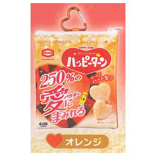 亀田製菓 250%の愛にまみれるハッピーターンポーチ [4.オレンジ