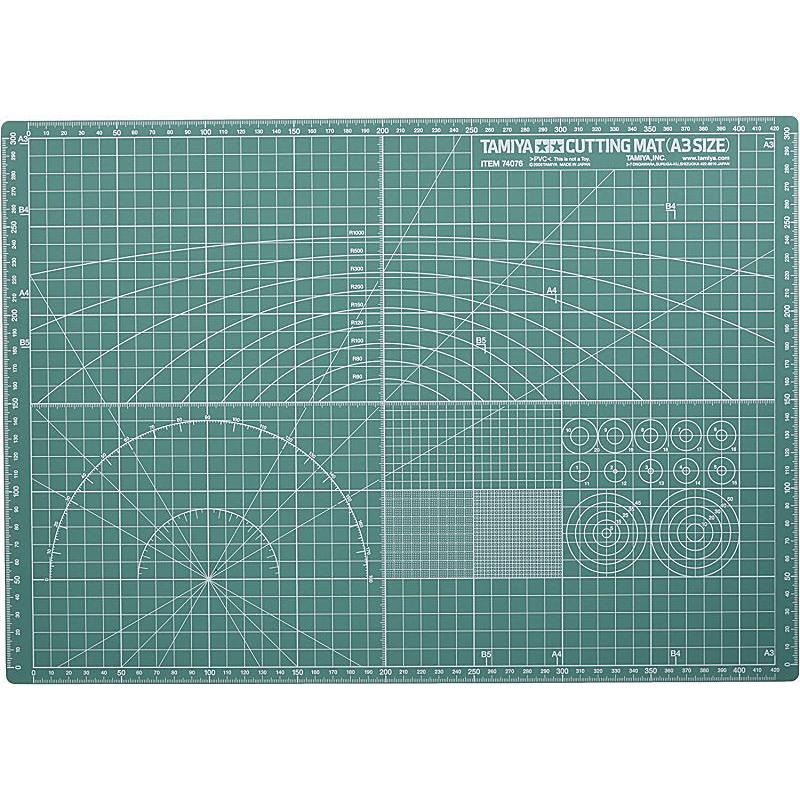 タミヤクラフトツールシリーズ No：74076 カッティングマット (A3サイズ) JAN：4950344079001【 ネコポス不可 】｜toysanta｜02
