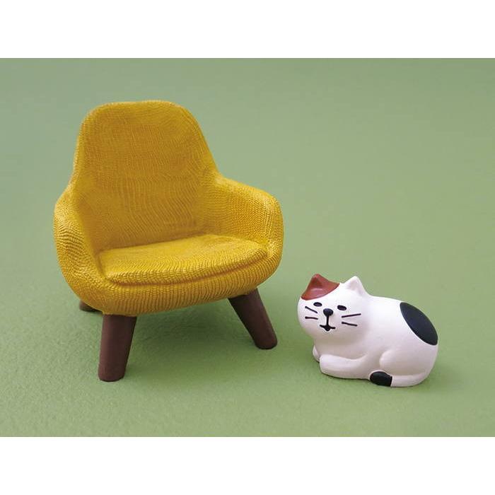 DECOLE concombre デコレ コンコンブル レトロチェア（三毛猫付き
