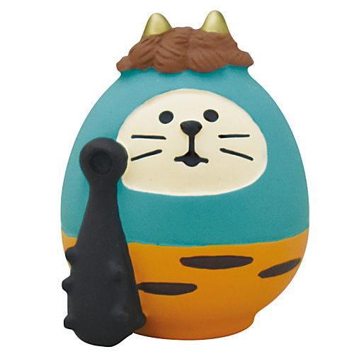 鬼猫だるま 青鬼 (ZFK-79304)】 DECOLE concombre デコレ コンコンブル