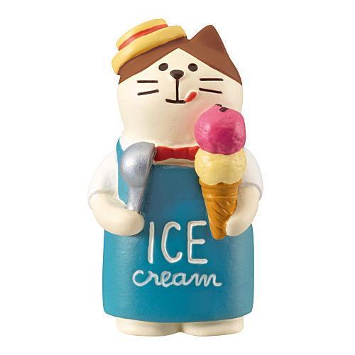 アイス屋猫 (ZSV-17282)】 DECOLE concombre デコレ コンコンブル 雪猫 