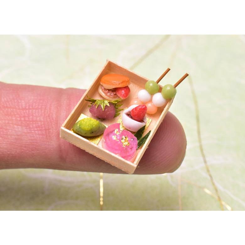 送料無料】ミニチュアフード 春の和菓子詰合せ [品番：34940