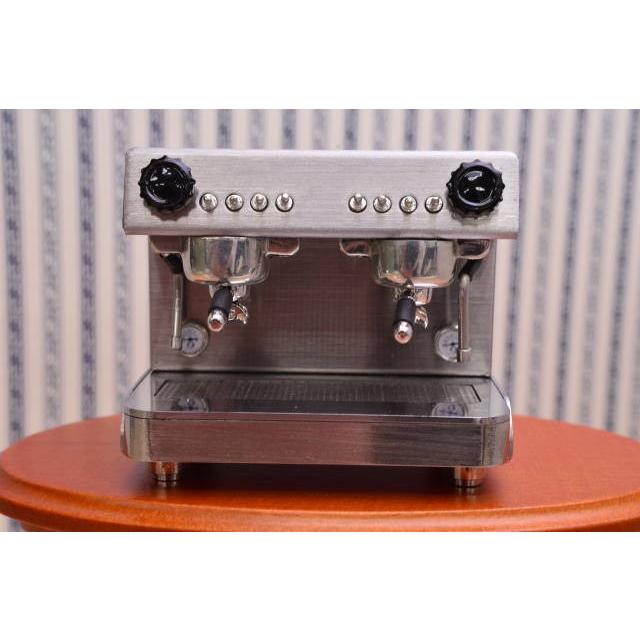 送料無料】ミニチュア雑貨 業務用エスプレッソマシーン2連タイプ 作家