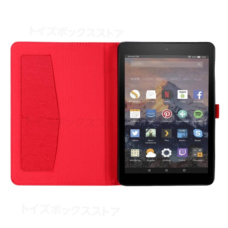 Amazon 2022年Fire 7インチ用 新Fire HD 8/HD 8 Plus用 HD 10/HD 10 Plusタブレット用レザーケース保護ケースカバースタンド可 軽量 手帳型｜toysboxstore｜32