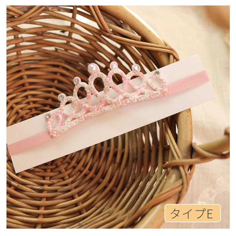 新生児で使用可能な、柔らかなヘアバンドに ヘアアクセサリー ドレス