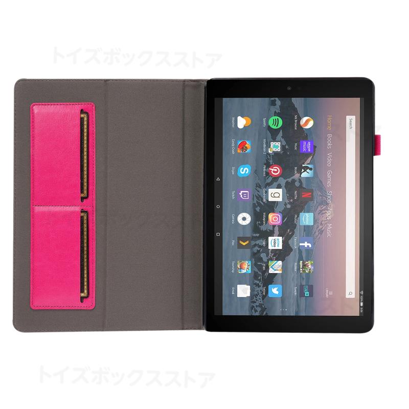 2022モデル Amazon Fire 7インチ用 Fire HD 8インチ/8 Plus Fire HD 10/HD 10 Plus用アマゾン 用手帳型レザーケース/保護スタンドカバーケース｜toysboxstore｜31