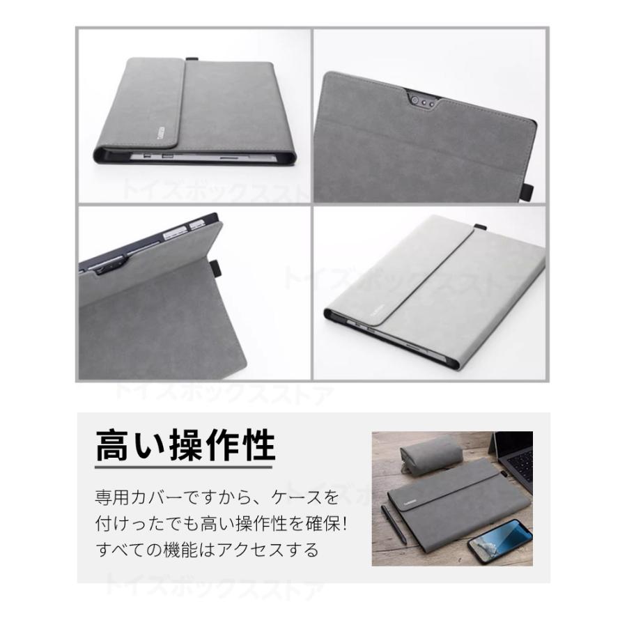 Microsoft Surface Pro 12 11 10レザーケース 9 8 ケース 7 6 5 4 Go 3