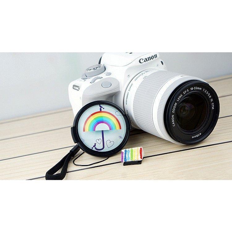 レインボー Rainbow 汎用37mm/40.5mm/43mm/46mm/49mmカメラレンズキャップ/各種撮影機材対応/汎用 レンズキャップストラップ付 :1a9f6:トイズボックスストア - 通販 - Yahoo!ショッピング
