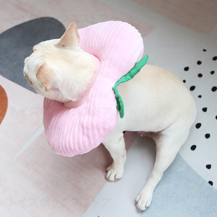 S/M/L/XLサイズ猫用犬用ペット用ソフトエリザベスカラー 簡単装着 首