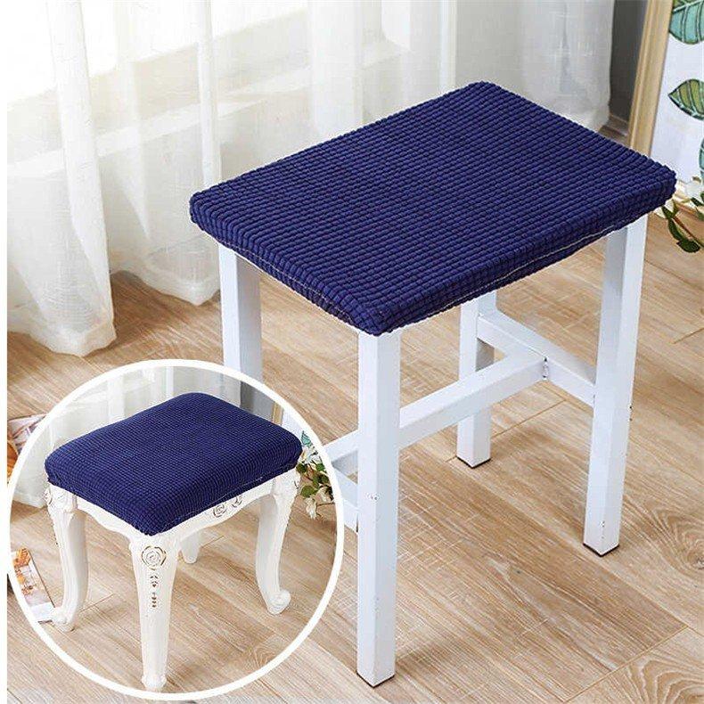 スツールカバー ダイニングスツールカバー 長方形 オットマンカバー