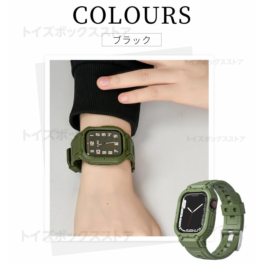 Apple Watch Ultra 2 49mm ソフトバンド 一体型ベルト クリア アップル 