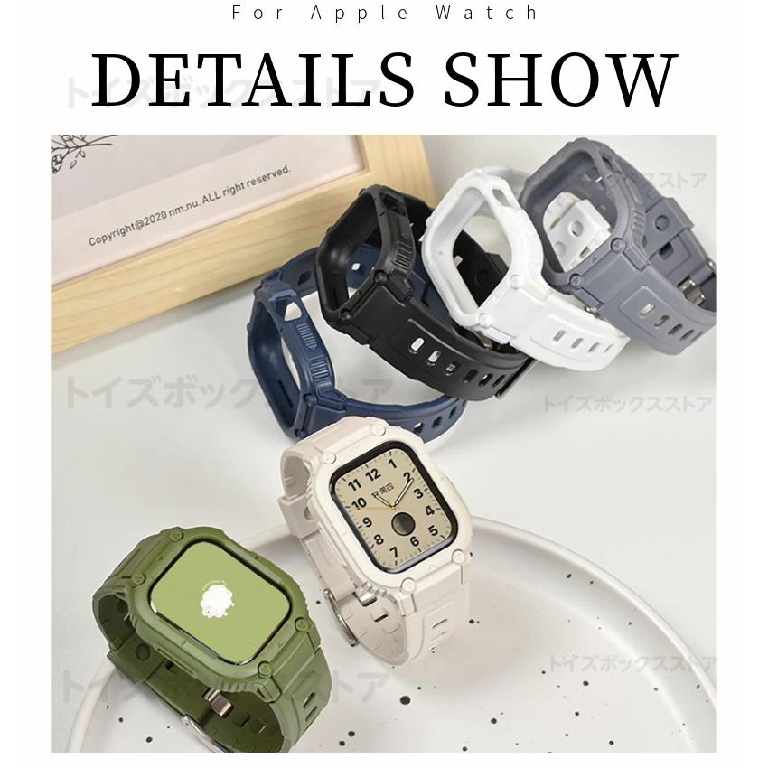 Apple Watch Ultra 2 49mm ソフトバンド 一体型ベルト クリア アップル 